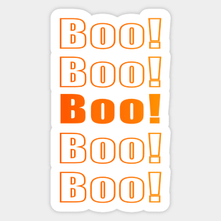 Boo! Sticker